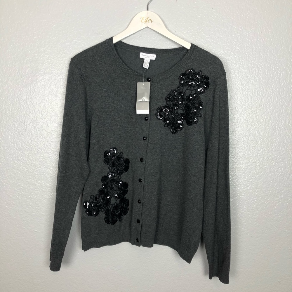 Women’s Charter Club Sequence Cardigan 🤩